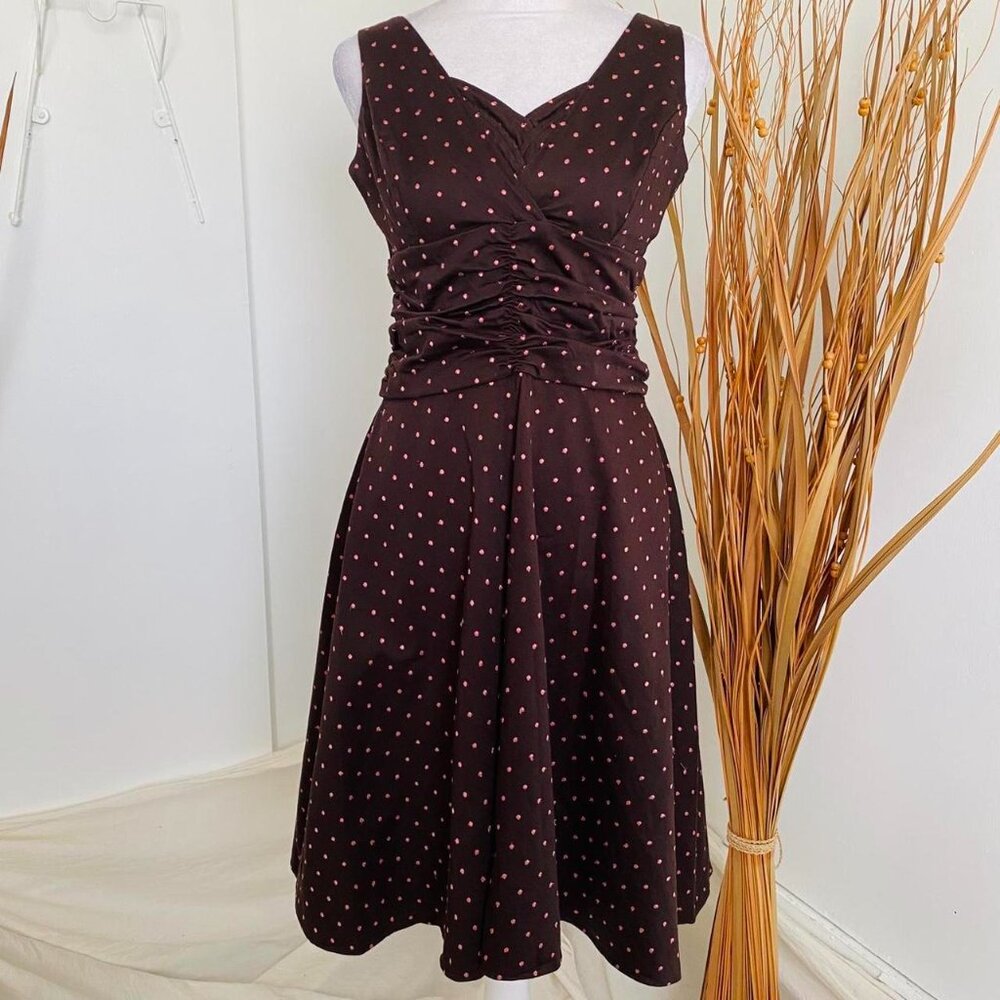 Lucy Love Brown & Baby Pink Dress